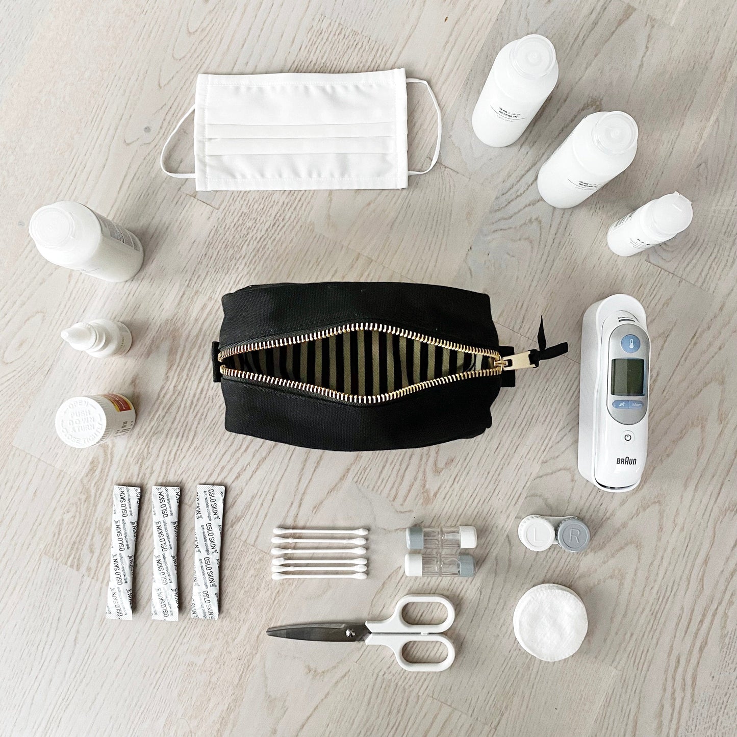 First Aid Organizing Pouch, Black - Concordia Style Boutique