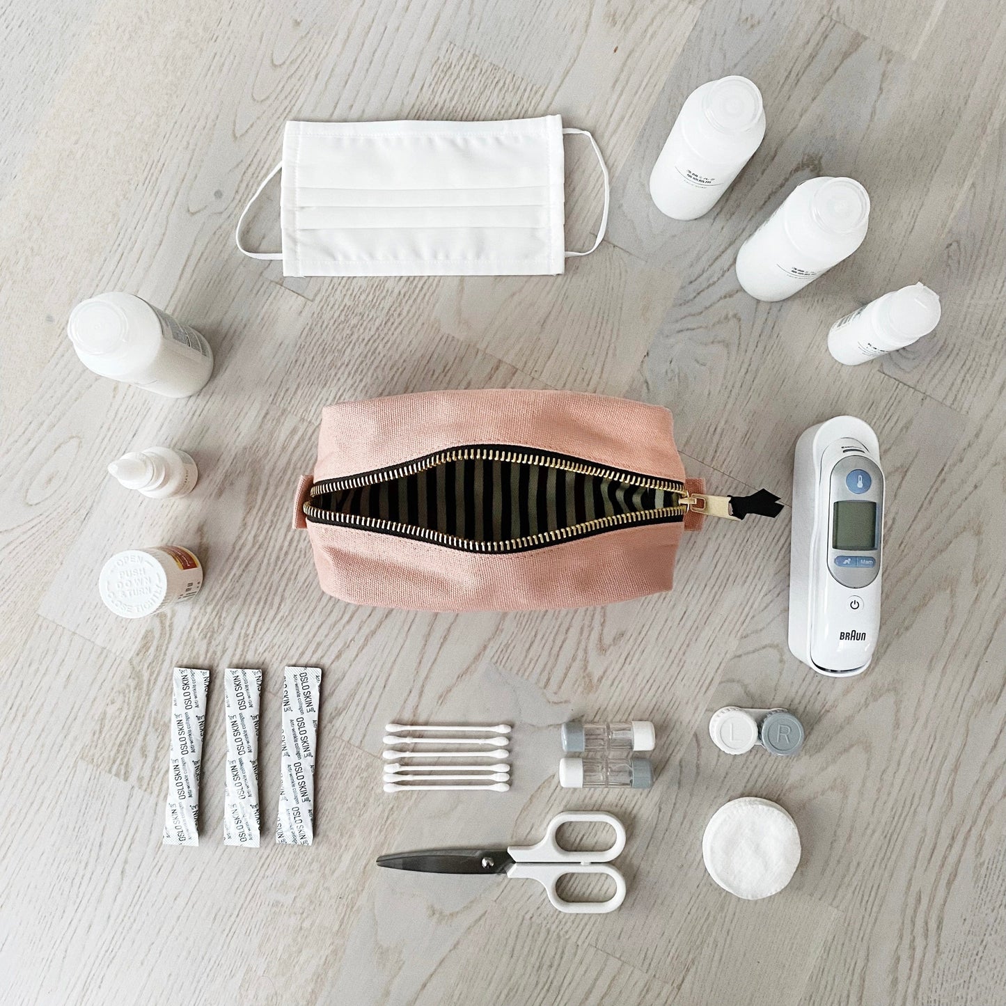 First Aid Organizing Pouch, Pink/Blush - Concordia Style Boutique