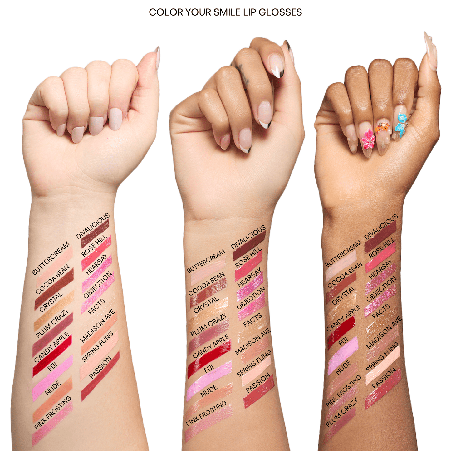 Emily D. Baker X Gerard Cosmetics®️ 3 Lip Gloss Set Allegations & Shade Collection
