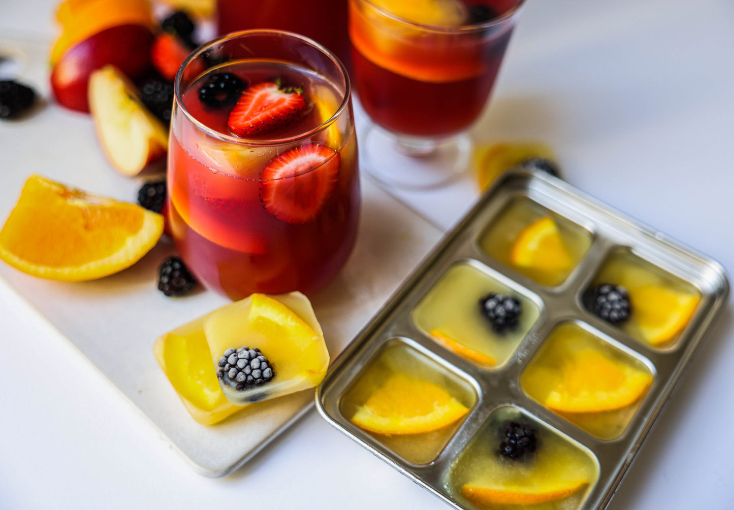 STAINLESS STEEL ICE CUBE TRAYS, 12 Large Cubes, 2 PACK - Concordia Style Boutique