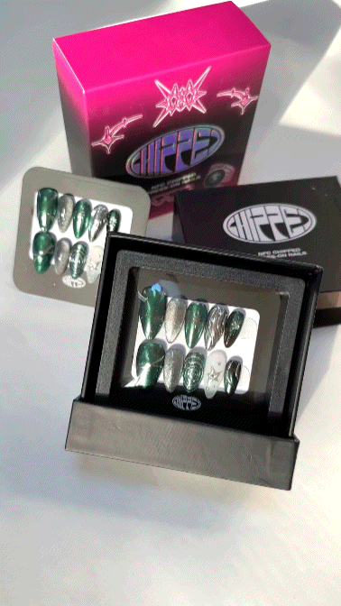 Based 🟦 NFC Nails That Share Your Socials