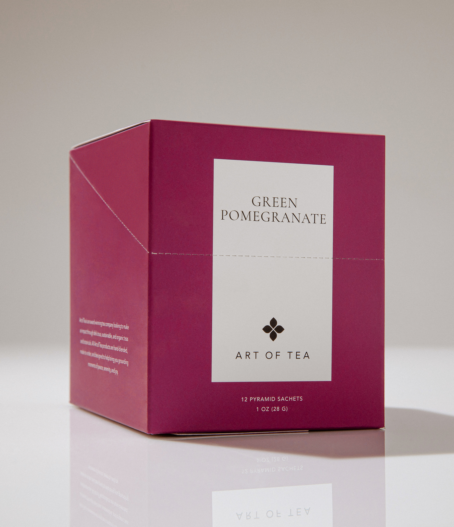 Green Pomegranate Tea Eco Teabag Sachets - Concordia Style Boutique