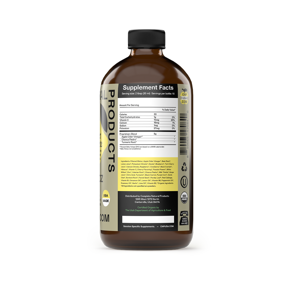 Gallbladder Complete - 16oz Glass Bottle