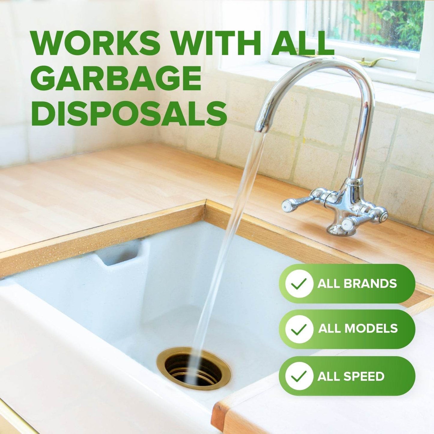 Garbage Disposal Cleaner Deodorizer Tablets Heavy Duty, Odor Eliminator, Degreaser, Dissolves Organic Waste - Concordia Style Boutique