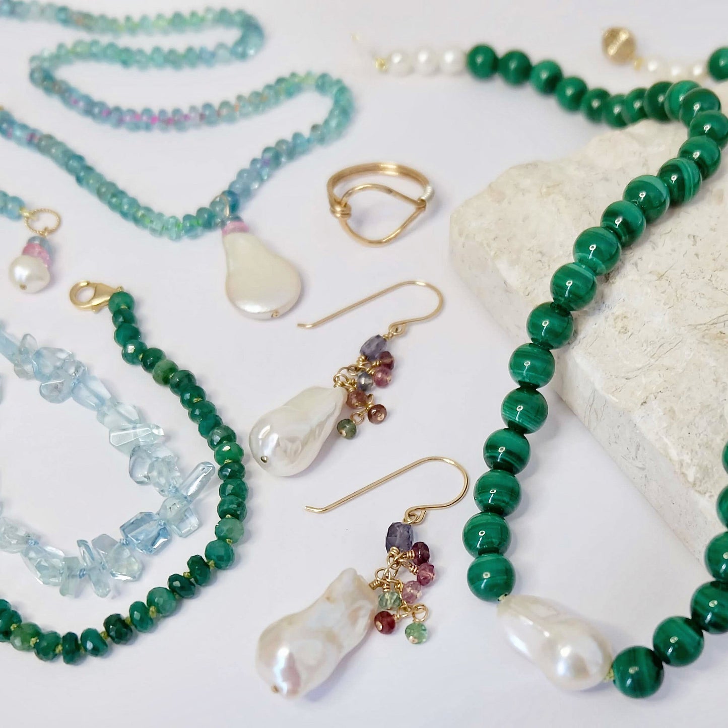 Stunning Baroque Pearl Earrings: One Of A Kind