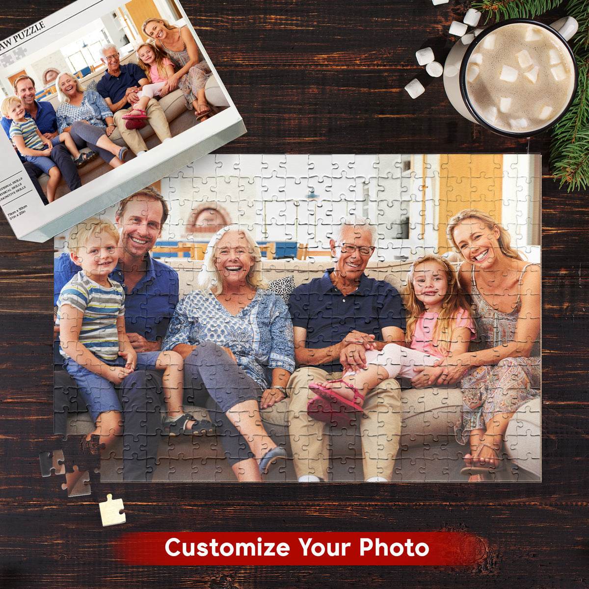 Personalized Photo Jigsaw Puzzle - Concordia Style Boutique
