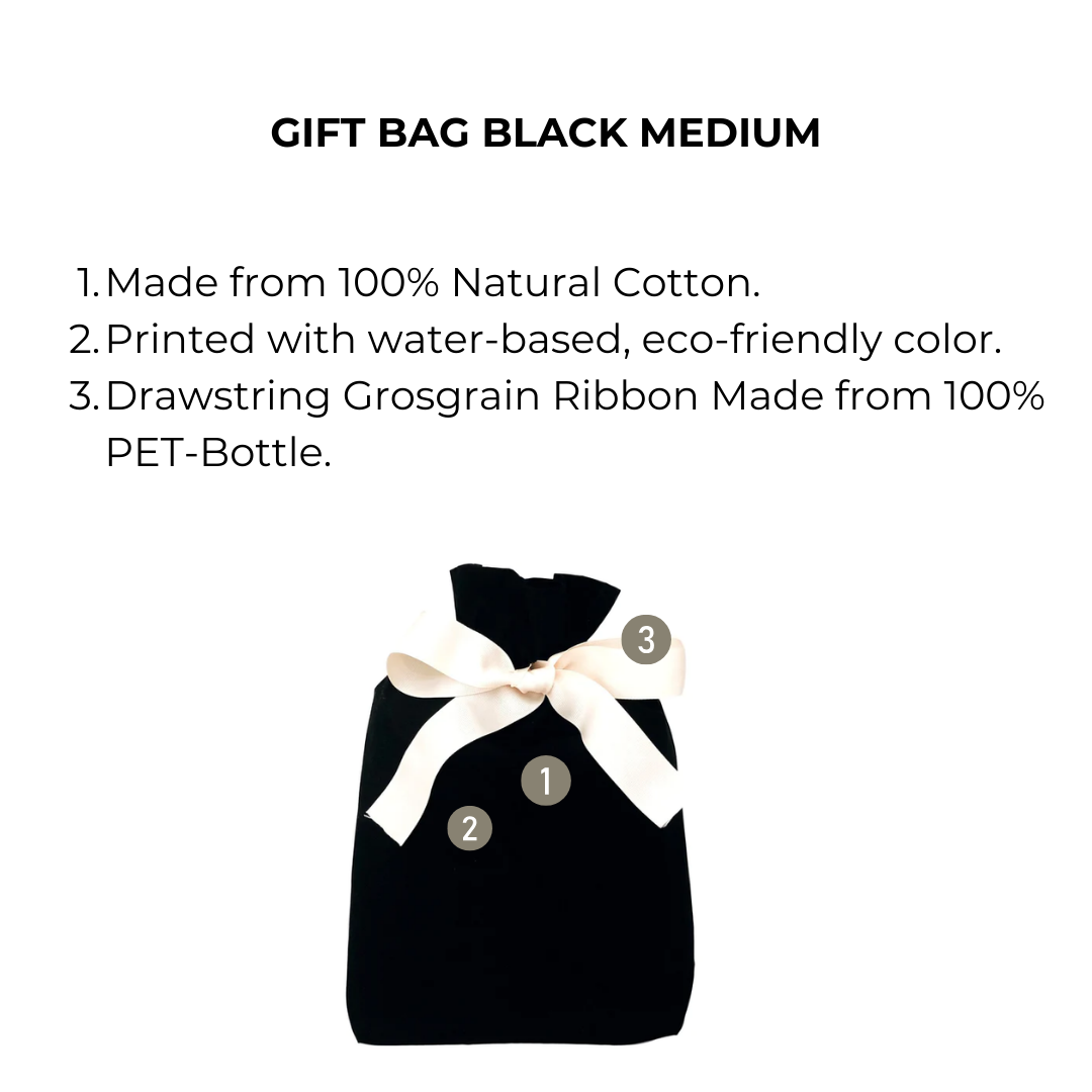 Gift Bag Black Medium - Concordia Style Boutique