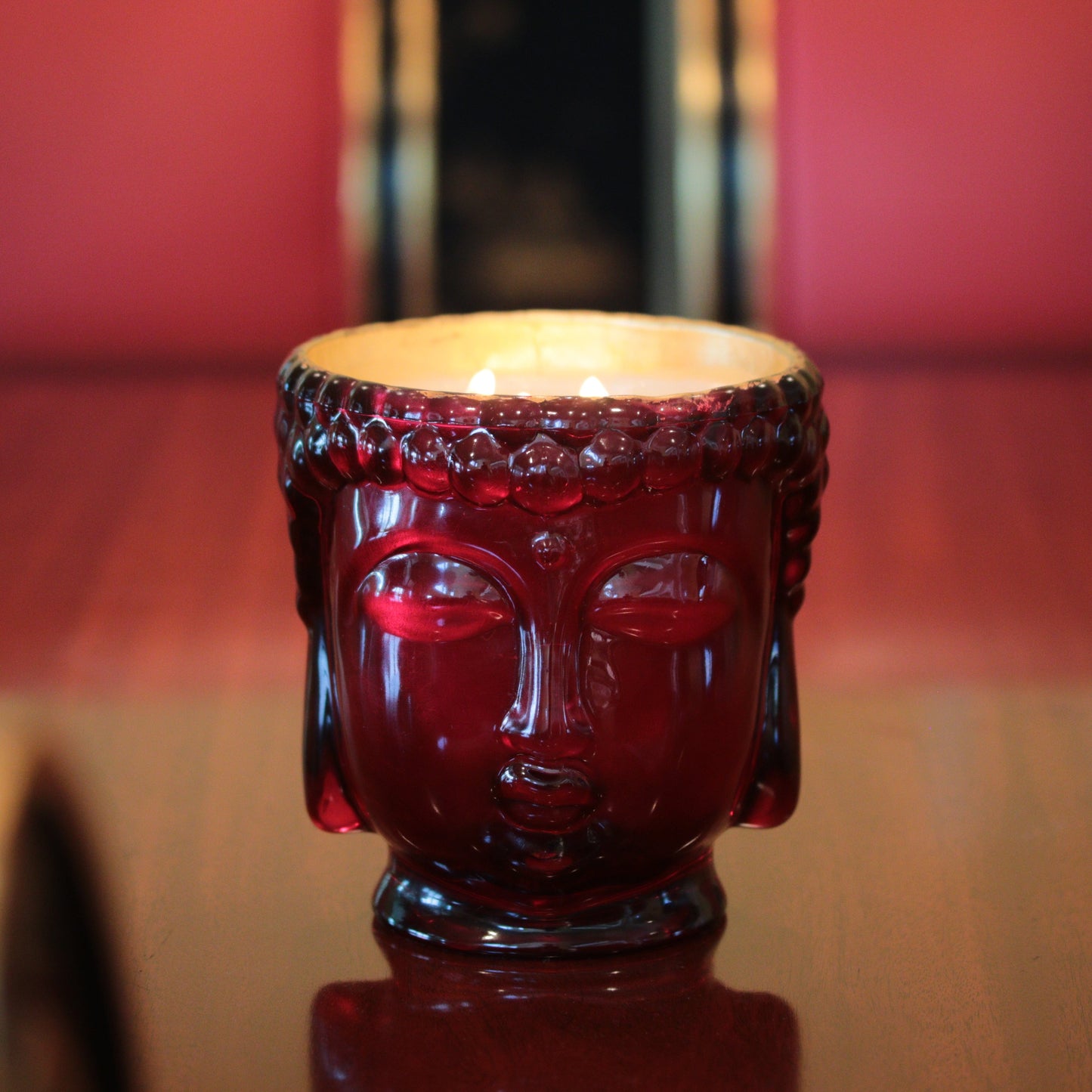 Elizabeth II | 24K Gold Ruby Red Glass Buddha Royale - Concordia Style Boutique