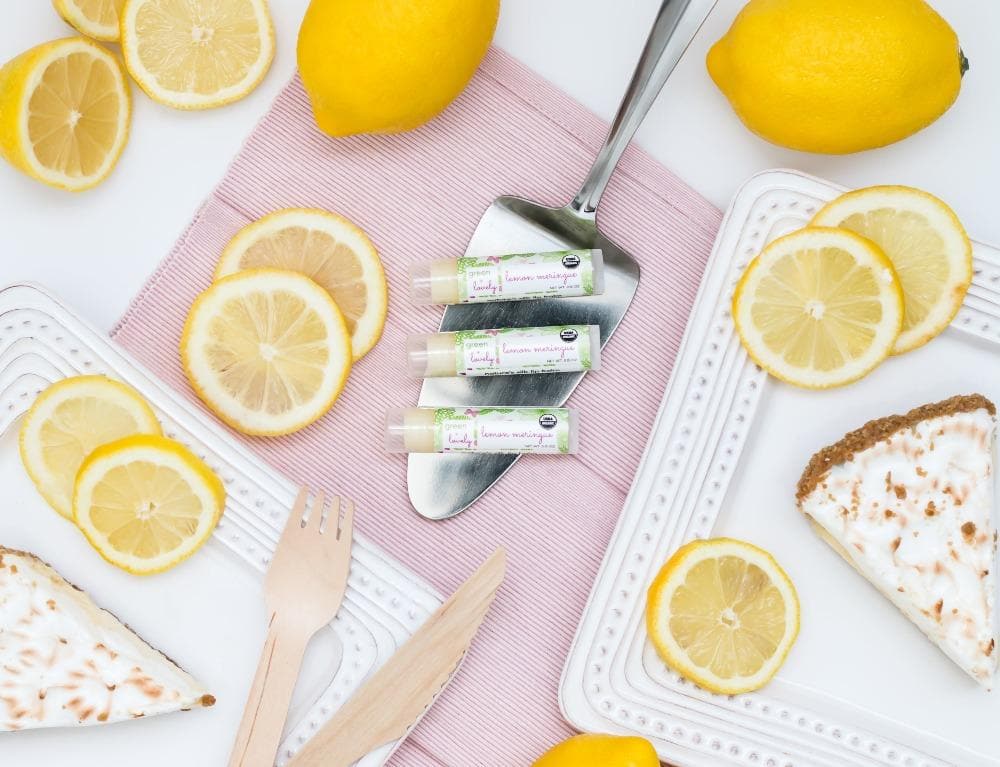 Lemon Meringue /// Organic Lip Balm Butter for Intense Moisture - Beauty Gift - Concordia Style Boutique