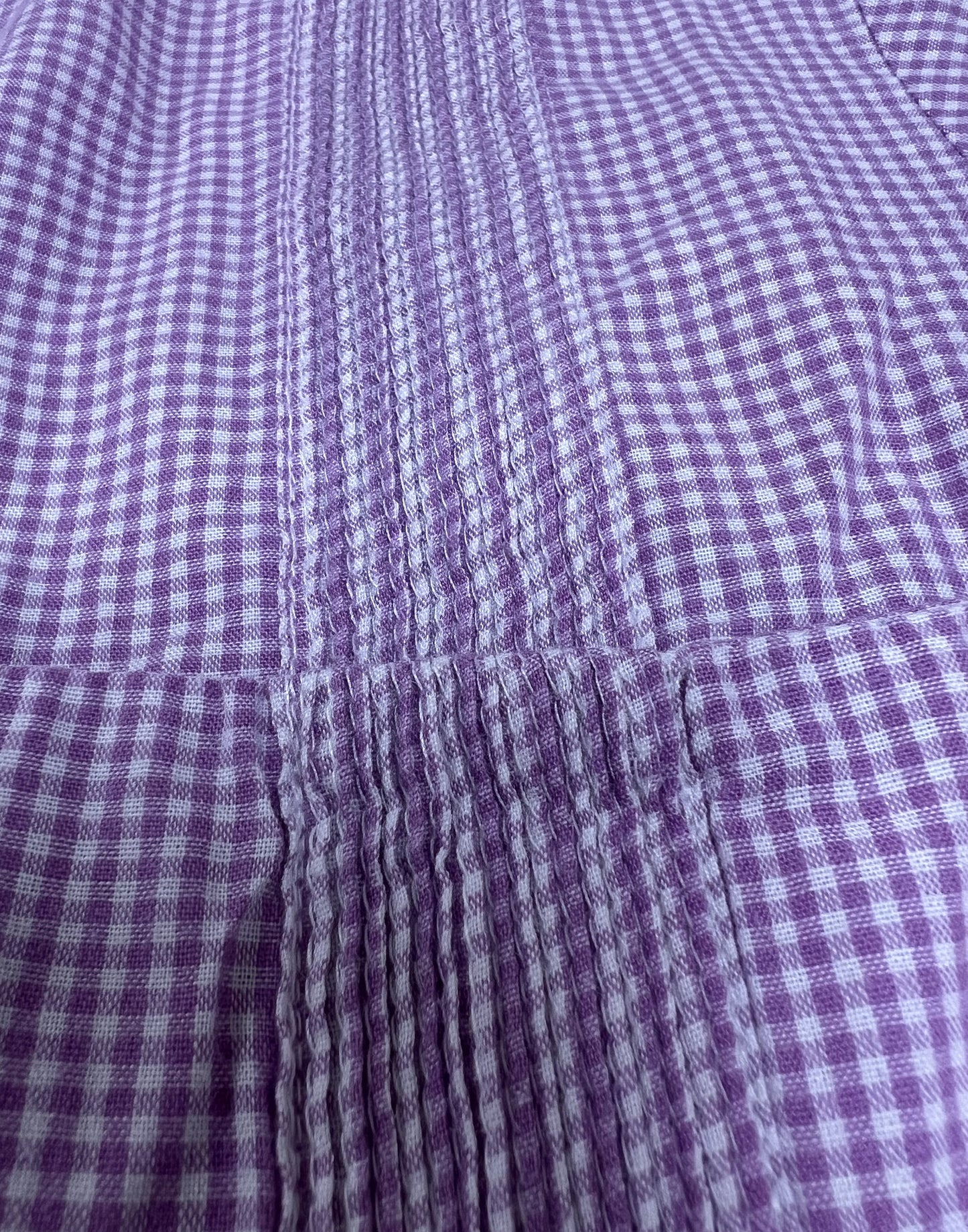 Guayabera - Purple Gingham