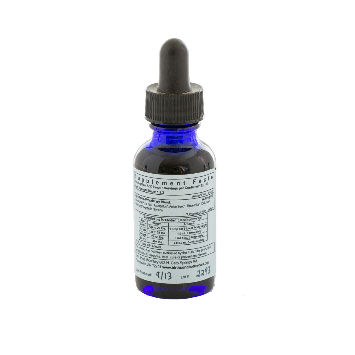 Children's Daily Immune* Herbal Tincture with Astragalus Root 1 oz. - Concordia Style Boutique