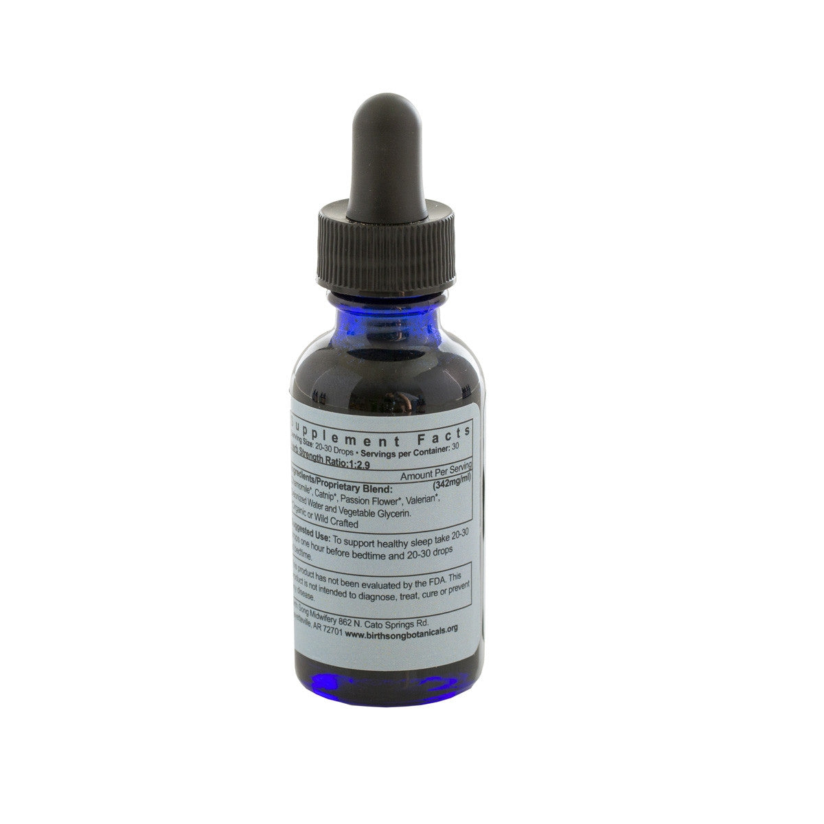 Good Night Herbal Sleep Tincture with Valerian and Passionflower, Natural Sleep and Relaxation Support Supplement 1 oz. - Concordia Style Boutique