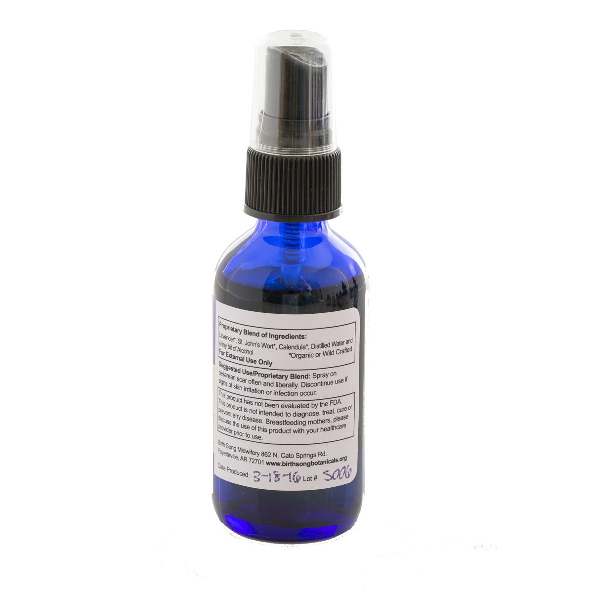 Herbal Cesarean Spray with Lavender, To Support Healthy Skin* 2 oz. - Concordia Style Boutique