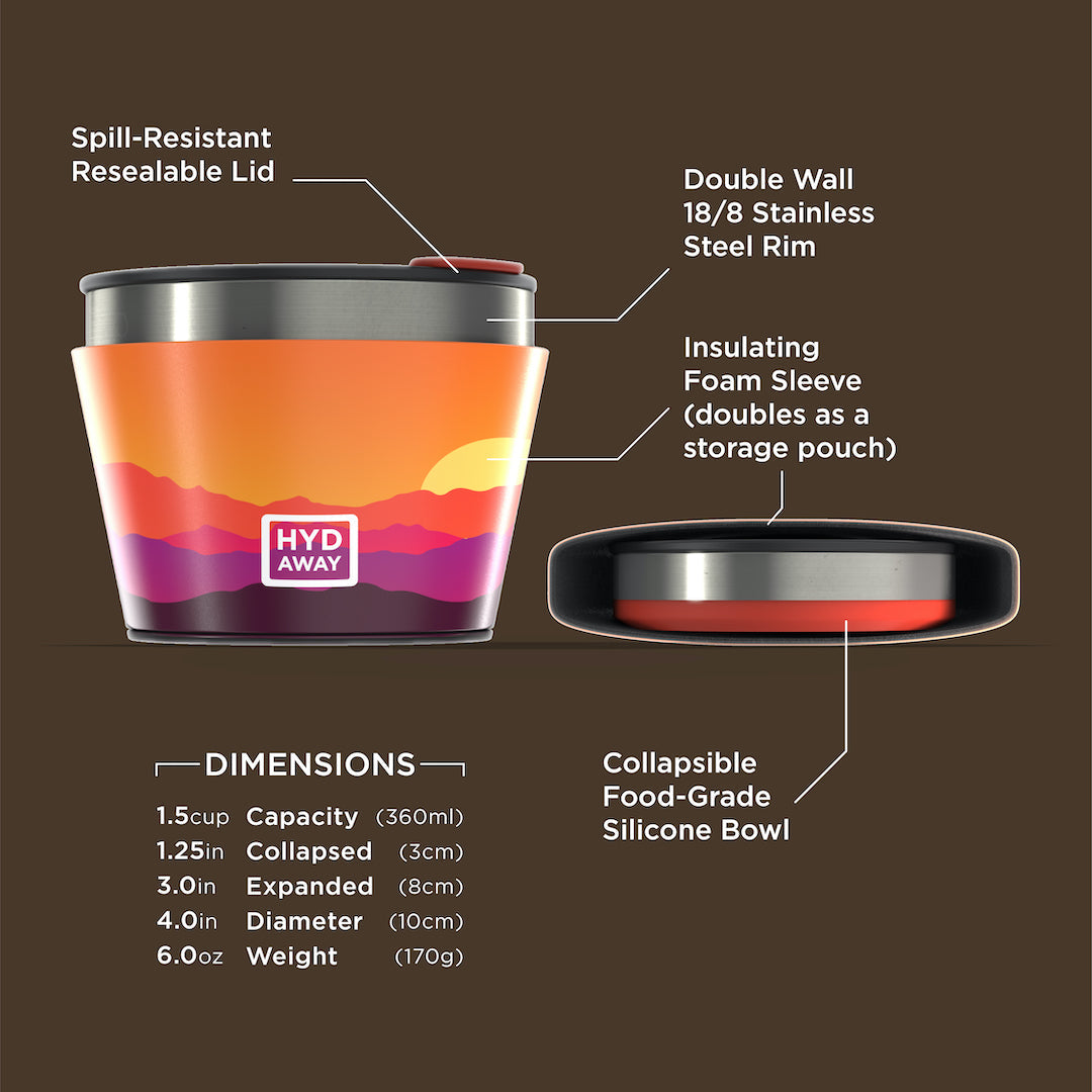 Collapsible Insulated Bowl | 1.5-Cup - Concordia Style Boutique