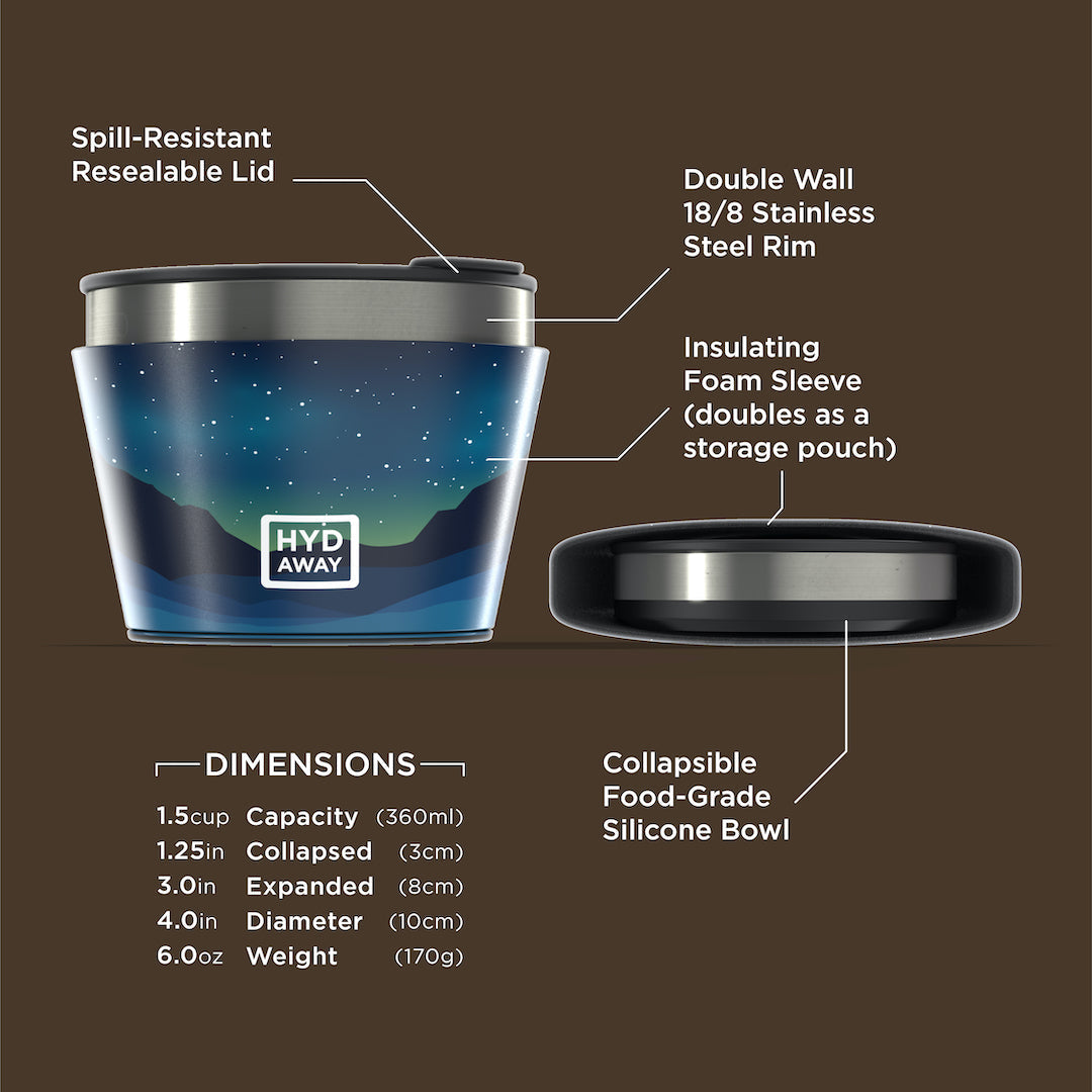 Collapsible Insulated Bowl | 1.5-Cup - Concordia Style Boutique