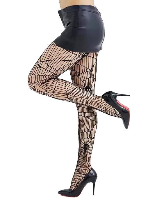 Artistic Skull Fishnet Tights - Concordia Style Boutique