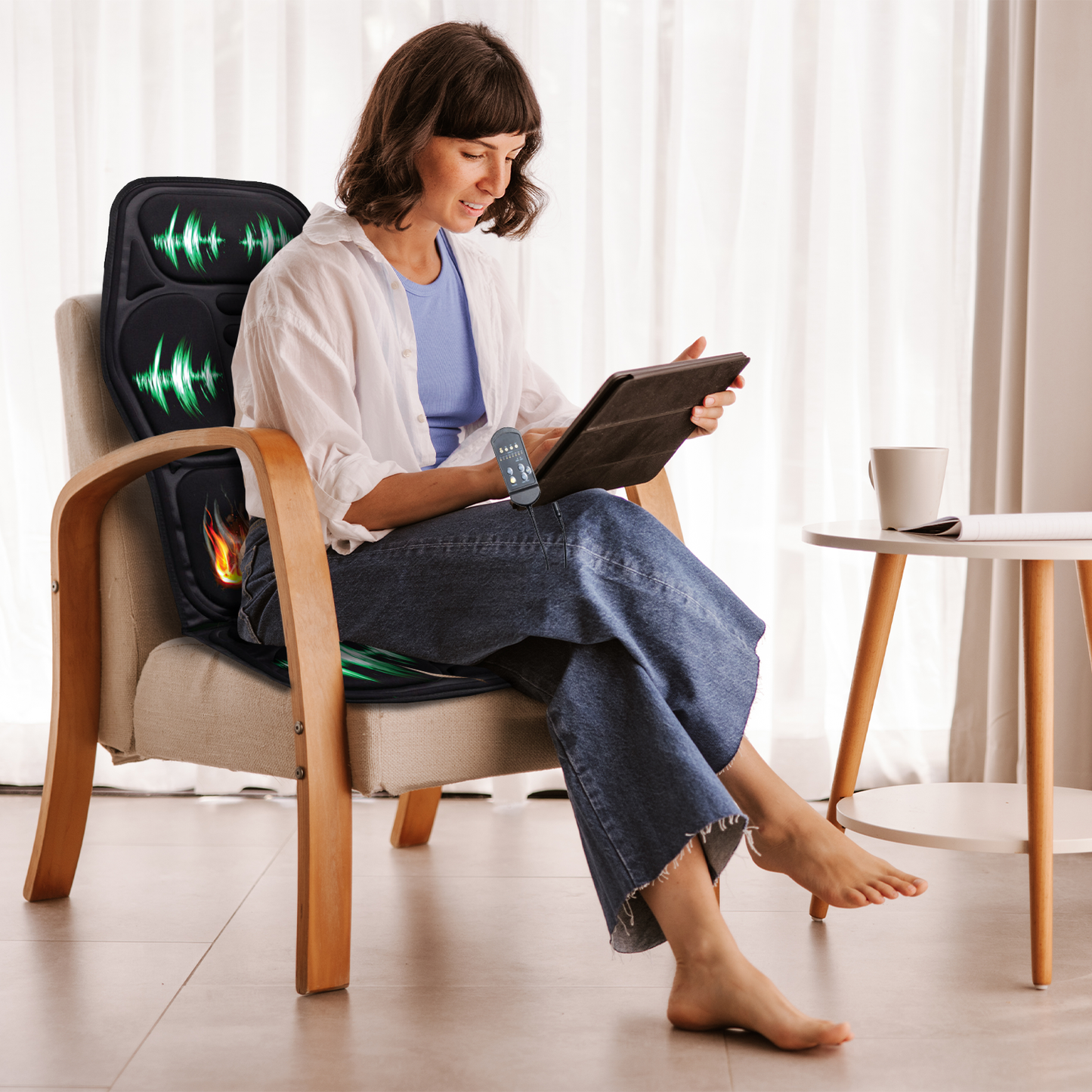 Pursonic Chair Cushion With Heat and Vibration - Concordia Style Boutique