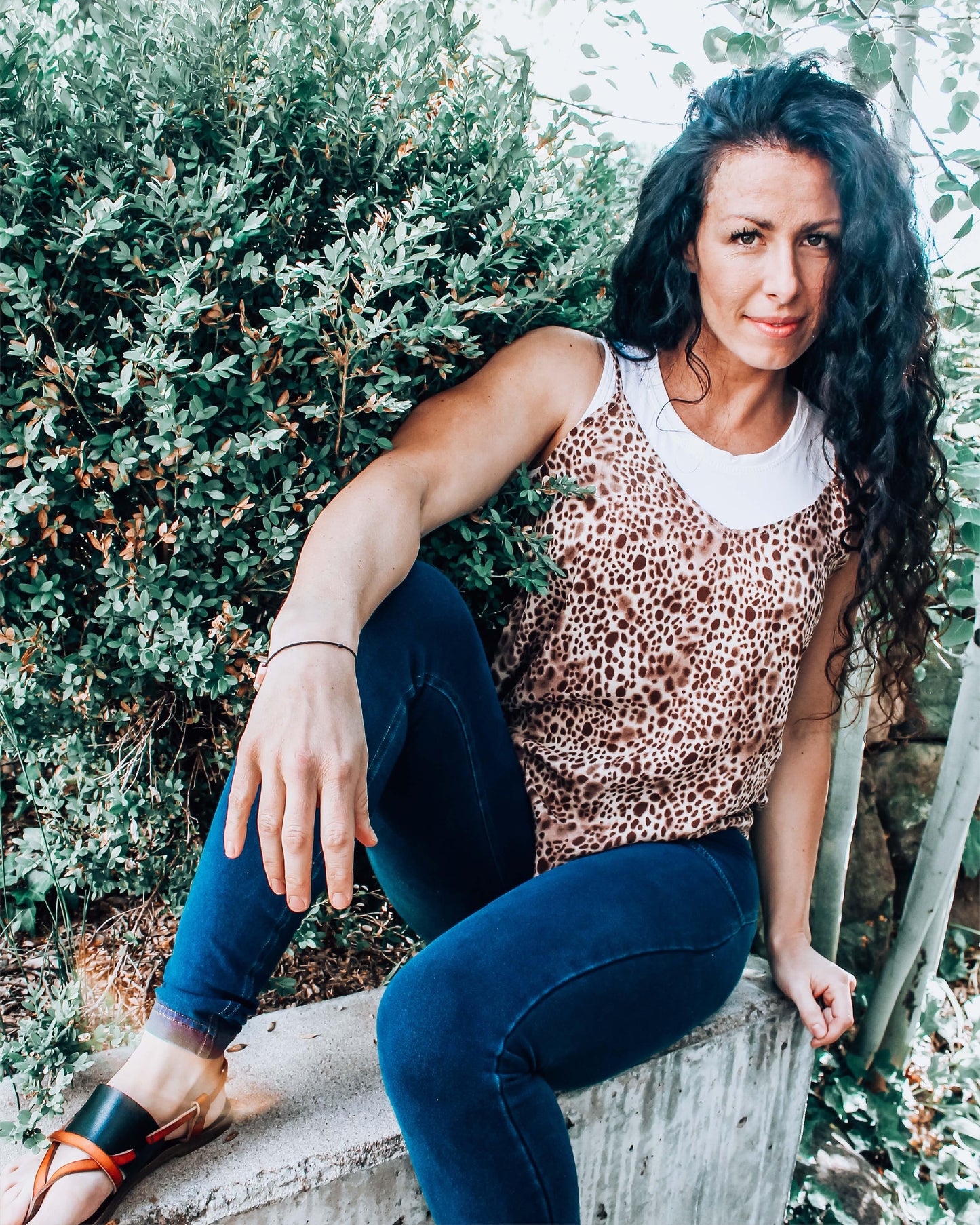 Crew Neck Tank Halftee - Concordia Style Boutique