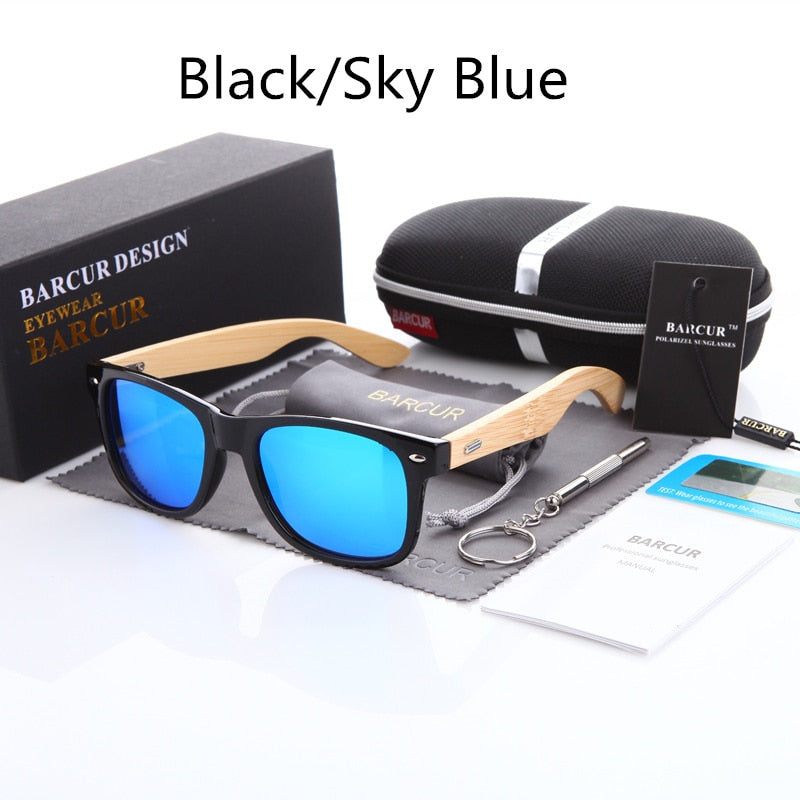 Polarized Bamboo Sunglasses