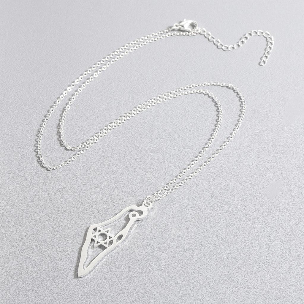 Map of Israel Necklace