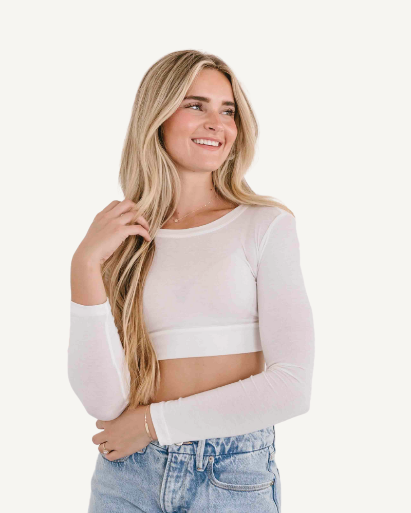 Crew Neck Long Sleeve Halftee - Concordia Style Boutique