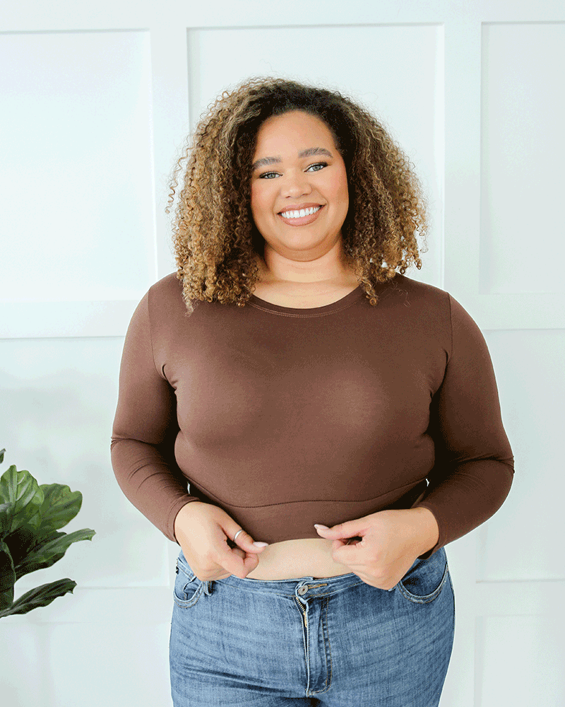 Crew Neck Long Sleeve Halftee - Concordia Style Boutique