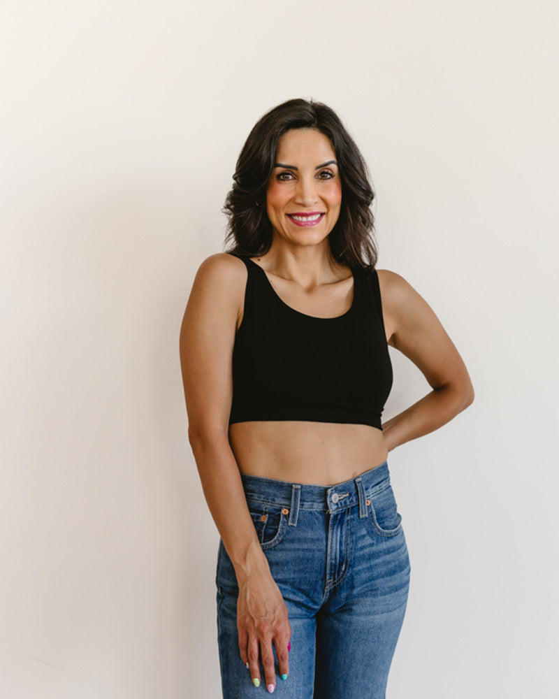 Classic Wide Strap Tank Halftee - Concordia Style Boutique