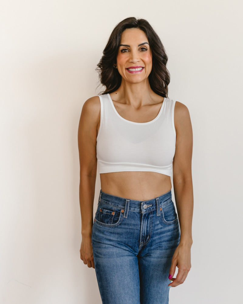 Classic Wide Strap Tank Halftee - Concordia Style Boutique