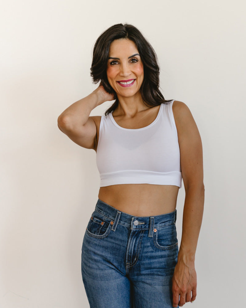 Classic Wide Strap Tank Halftee - Concordia Style Boutique