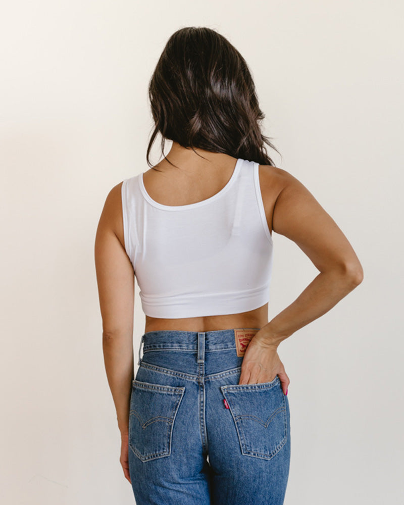 Classic Wide Strap Tank Halftee - Concordia Style Boutique