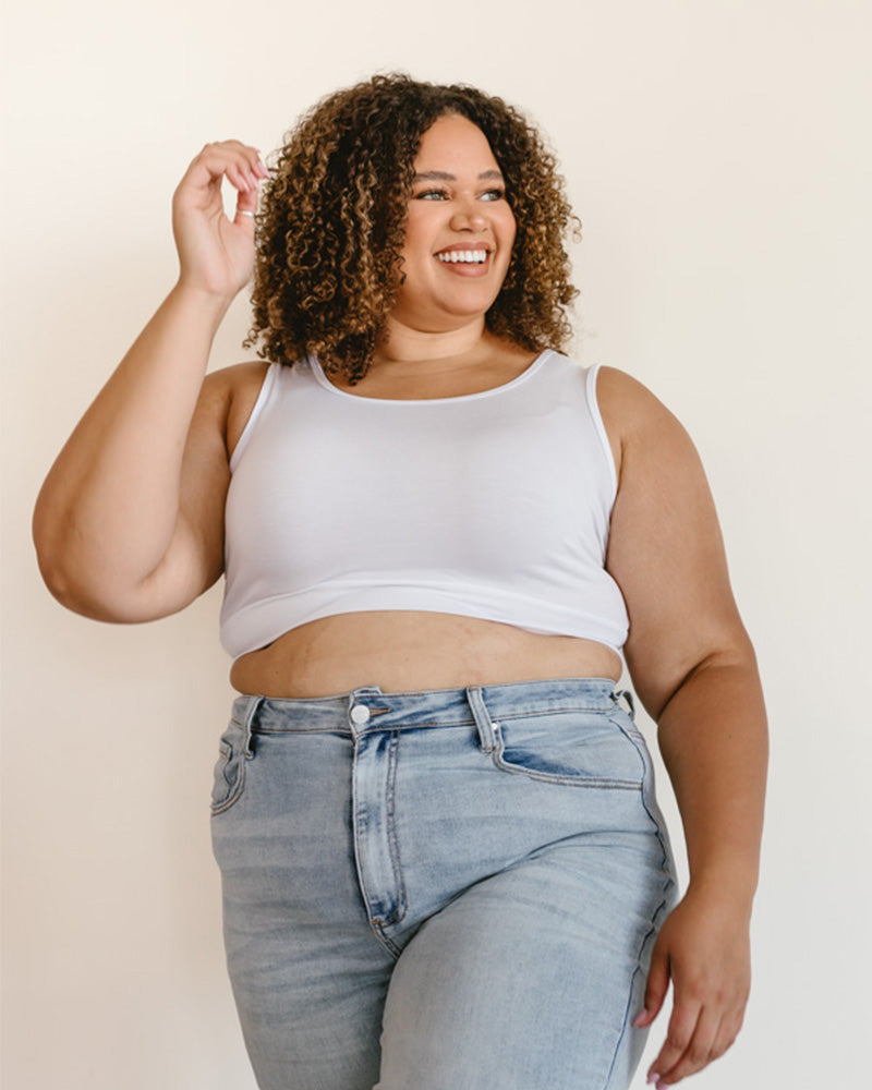 Classic Wide Strap Tank Halftee - Concordia Style Boutique
