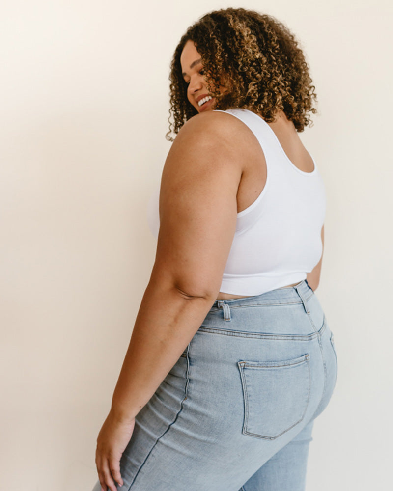Classic Wide Strap Tank Halftee - Concordia Style Boutique