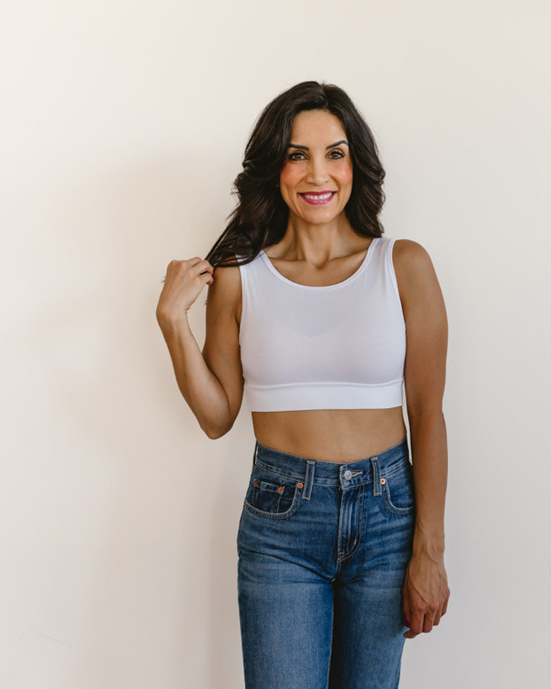 Classic Wide Strap Tank Halftee - Concordia Style Boutique
