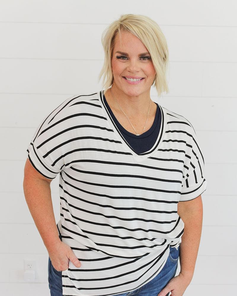 Crew Neck Tank Halftee - Concordia Style Boutique