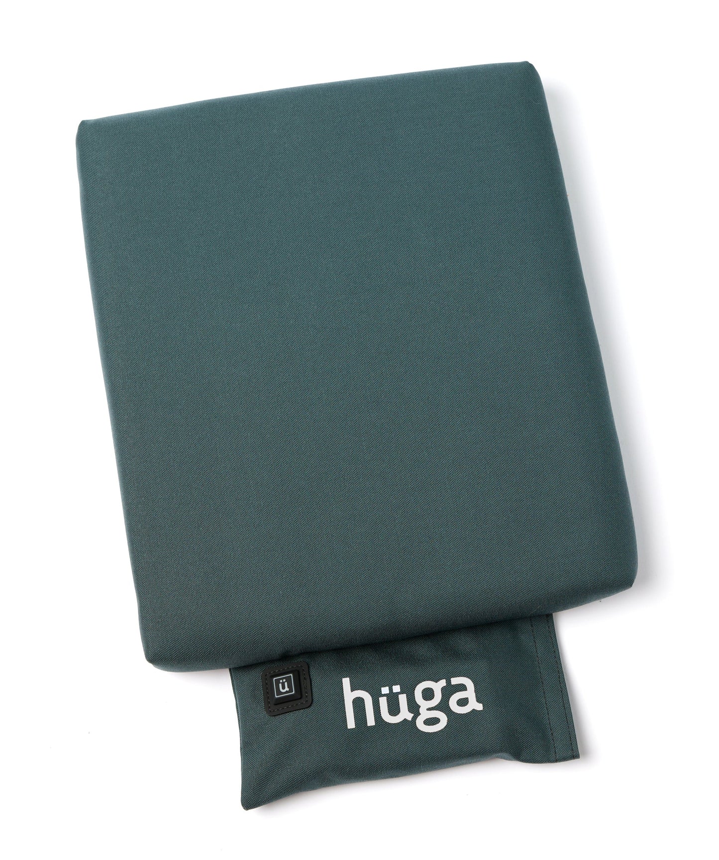 Steel Grey Cordura® / White Logo - US-made Hüga heated cushions are the longest-lasting, highest quality, most durable heated cushions you can buy!
