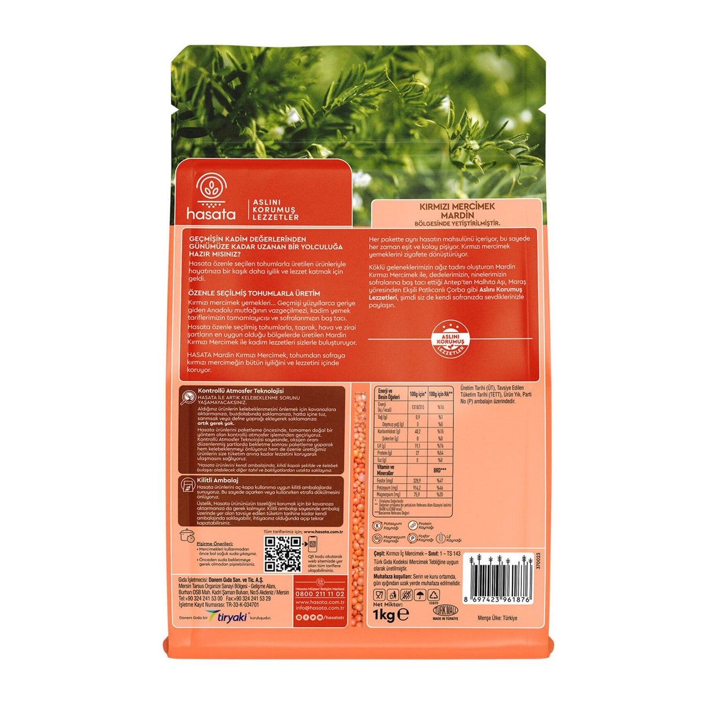 Hasata Red Lentil 1Kg