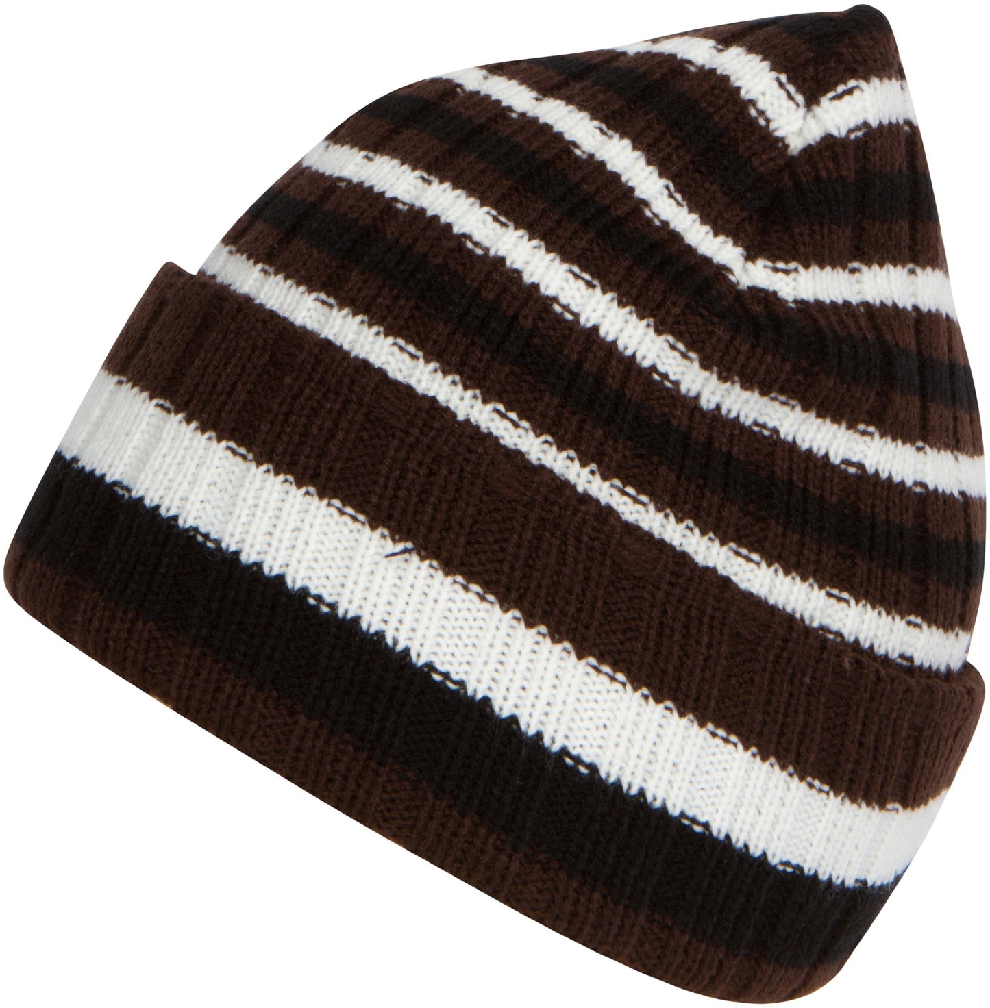 Sakkas Sam Unisex Ribbed Stripe Beanie Cap - Concordia Style Boutique