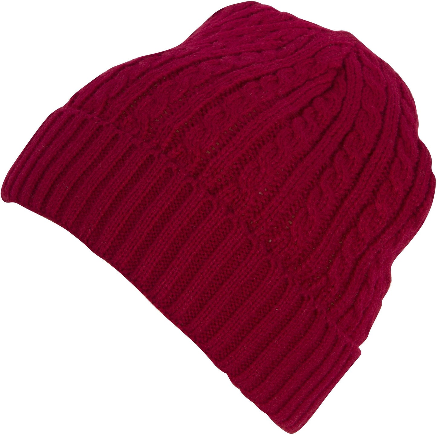 Sakkas Cable Knitted Solid Color Fashion Winter Beanie / Cap / Hat - Concordia Style Boutique
