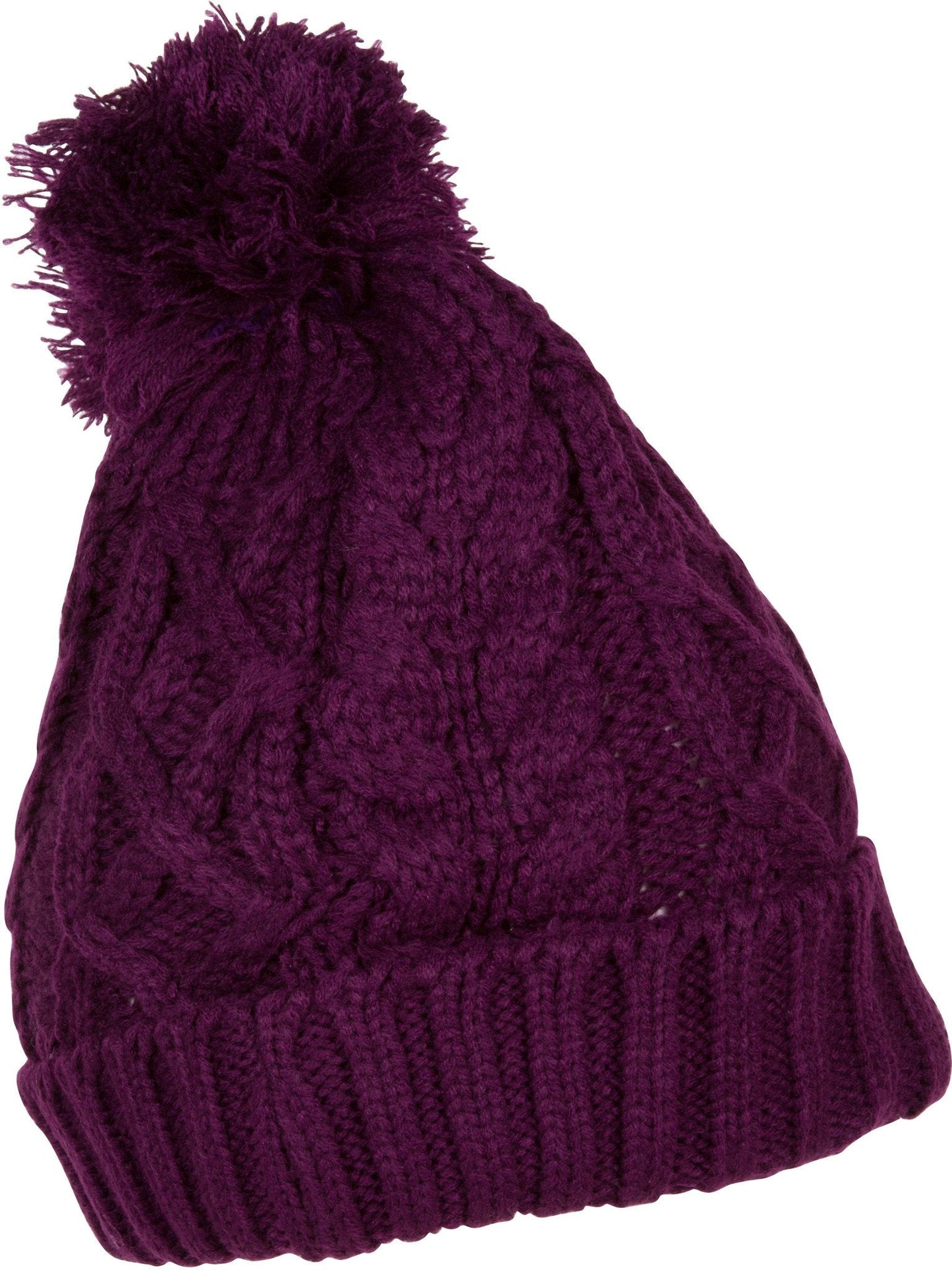 Sakkas Pom Pom Cable Knit Cuffed Winter Beanie/ Hat/ Cap ( 8 Colors ) - Concordia Style Boutique