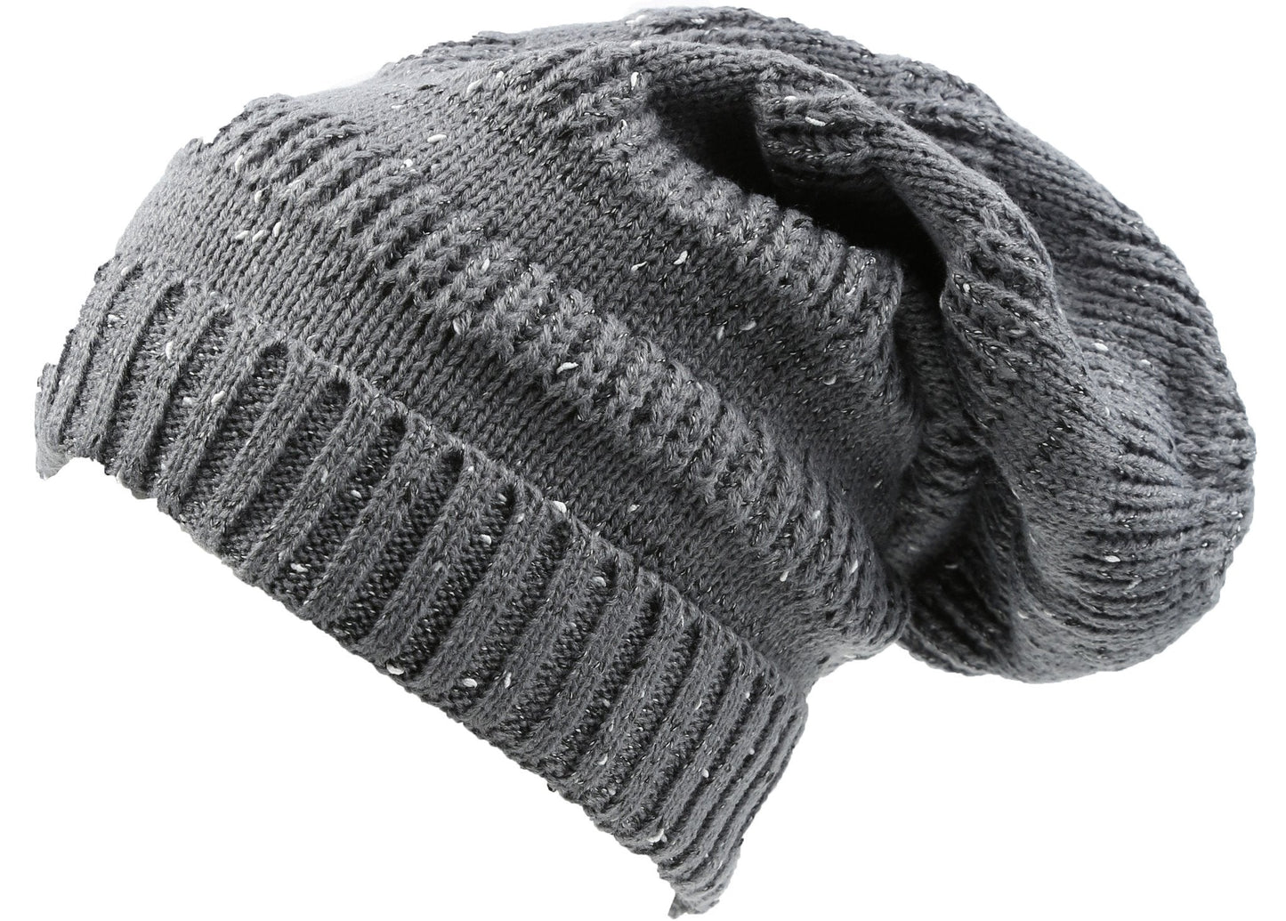 Sakkas Kase Long Tall Slouchy Striped Knit Fishermans Unisex Solid Beanie Hat - Concordia Style Boutique