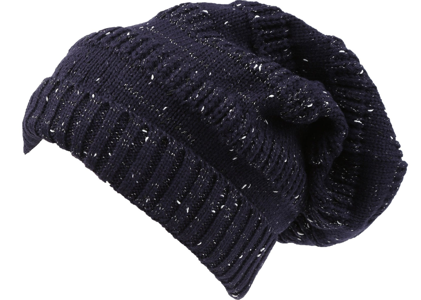 Sakkas Kase Long Tall Slouchy Striped Knit Fishermans Unisex Solid Beanie Hat - Concordia Style Boutique