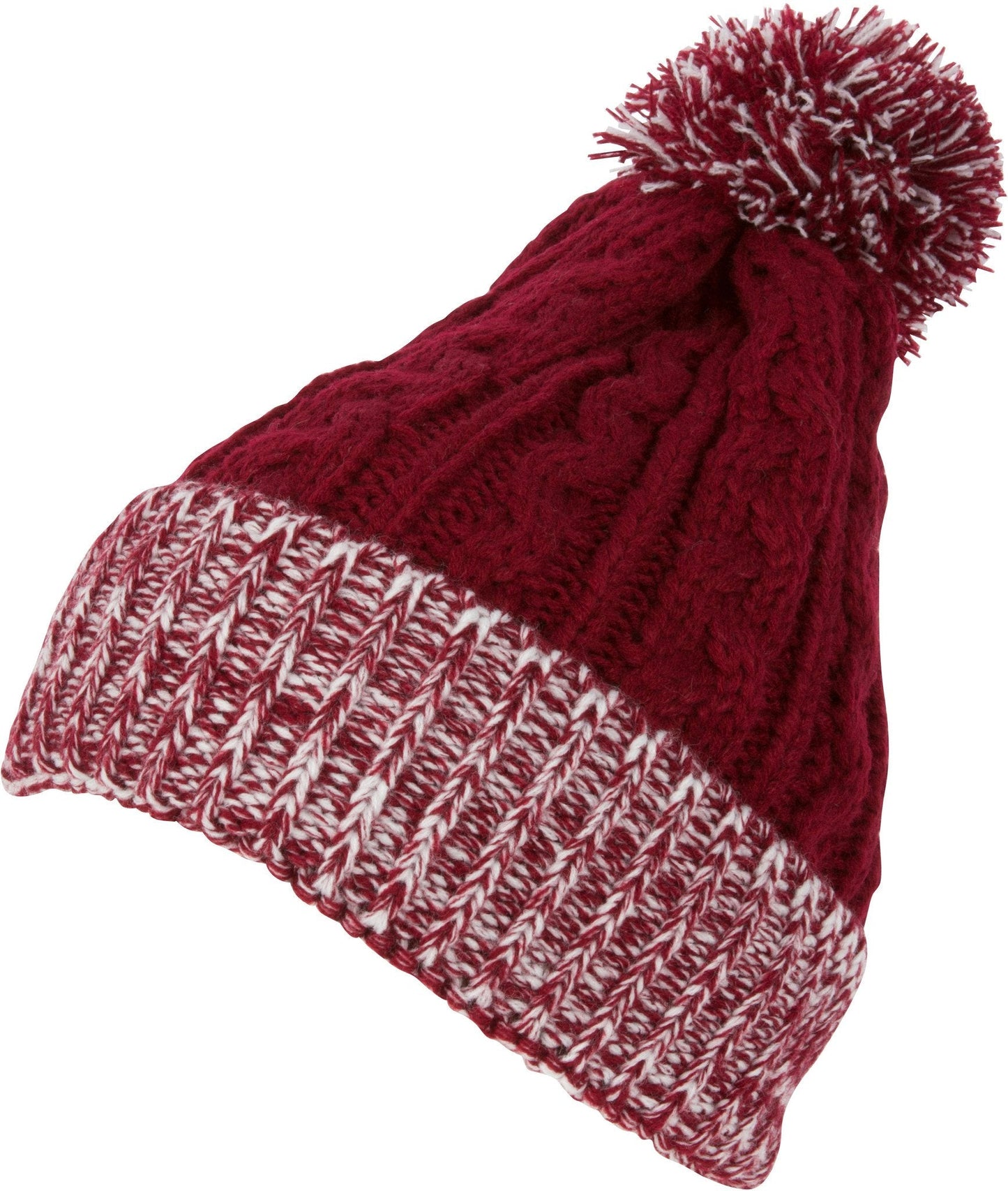 Sakkas Effie Unisex Heather Multi Colored Pom Pom Knit Beanie Hat - Concordia Style Boutique