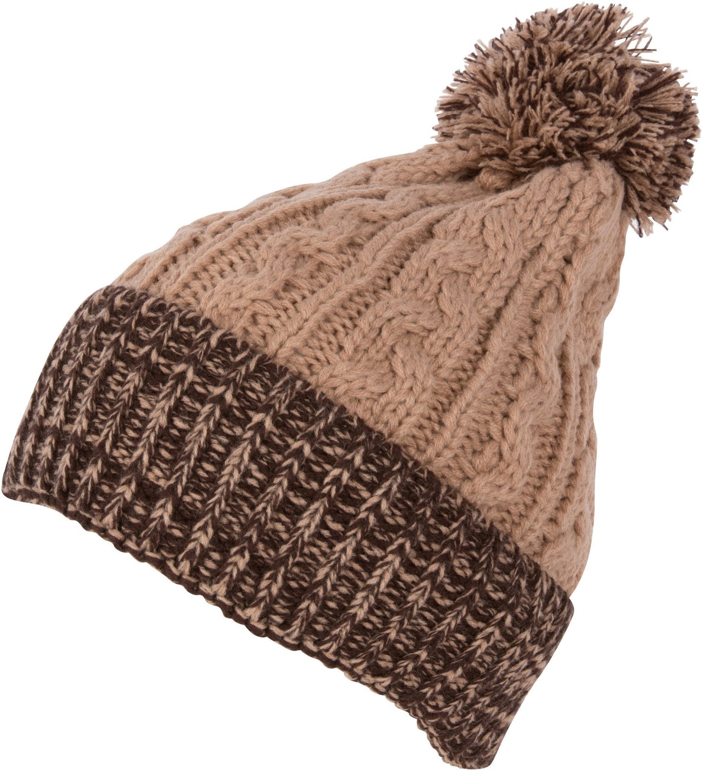 Sakkas Effie Unisex Heather Multi Colored Pom Pom Knit Beanie Hat - Concordia Style Boutique