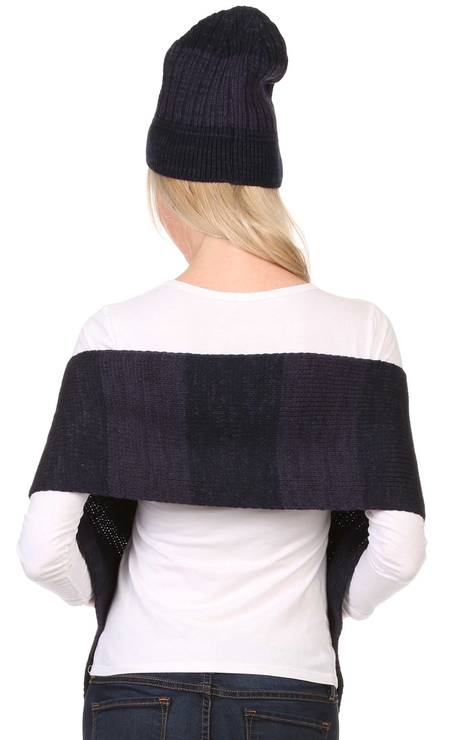 Sakkas Robin Unisex Ribbed Knit Heather Beanie Hat And Scarf Set - Concordia Style Boutique