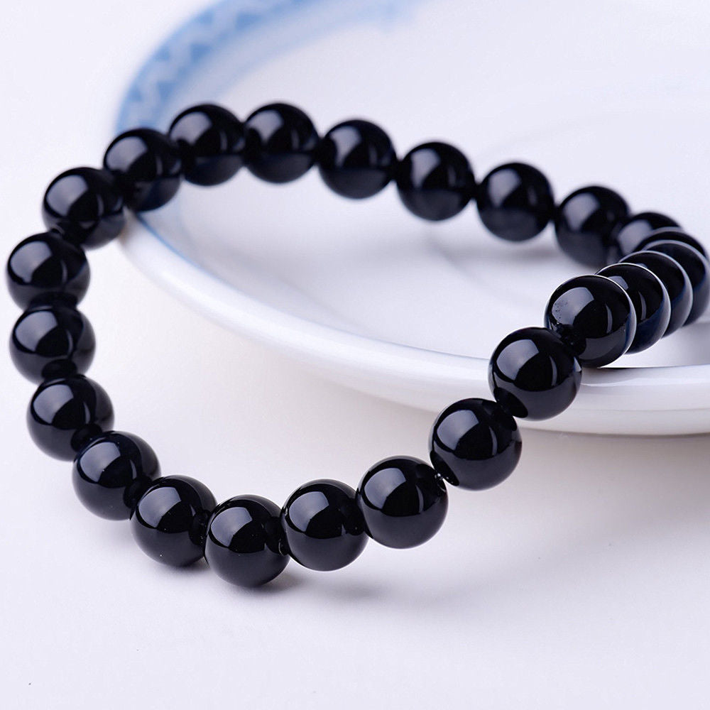 Beaded Bracelet 8mm Natural Stone Beads