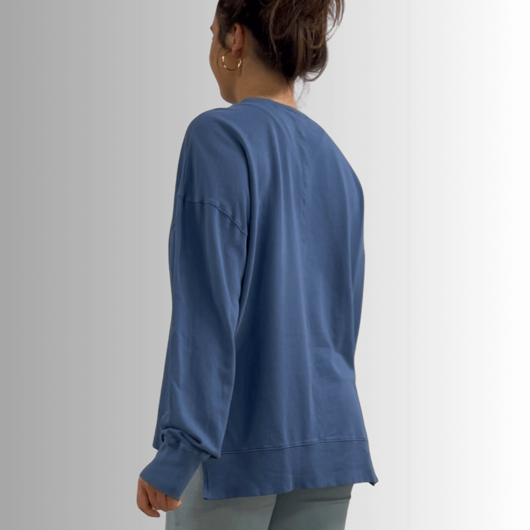 Tessa Lightweight French Terry Sweatshirt - Concordia Style Boutique