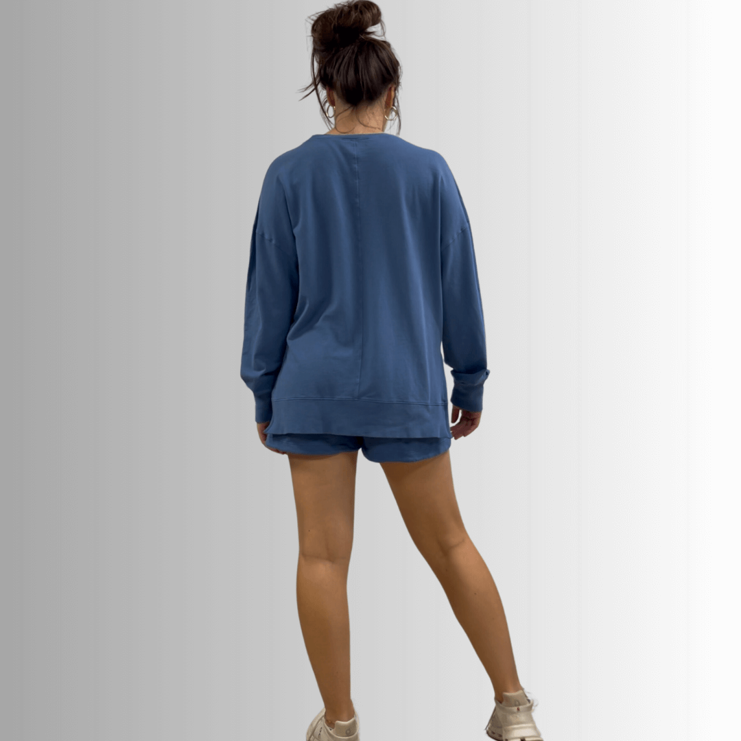 Tessa Lightweight French Terry Sweatshirt - Concordia Style Boutique