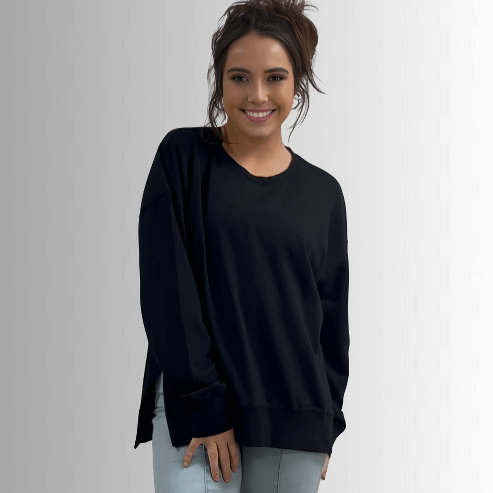 Tessa Lightweight French Terry Sweatshirt - Concordia Style Boutique