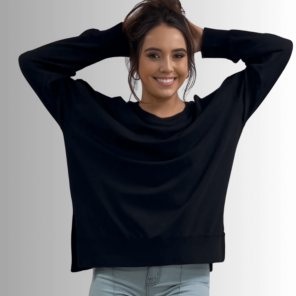 Tessa Lightweight French Terry Sweatshirt - Concordia Style Boutique