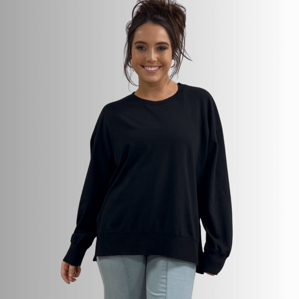 Tessa Lightweight French Terry Sweatshirt - Concordia Style Boutique